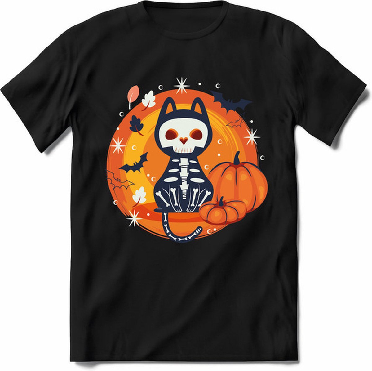 Halloween T-Shirt | Horror  Kleding Heren / Dames | Weerwolf , Monster , Vleermuis en Pompoen  Shirt |